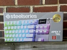 🌀 SteelSeries - Apex 7 TKL Gaming WIred Mechanical Keyboard - Ghost Edition 🌀 picture