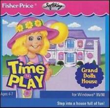 Fisher-Price Time To Play Dollhouse PC CD girl virtual doll house tea party game picture