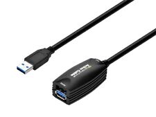 Monoprice USB-A to USB-A Female 3.0 Extension Cable - Active, Black, 15ft picture
