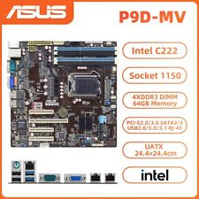 ASUS P9D-MV Motherboard uATX Intel C222 LGA1150 DDR3 32GB SATA2/3 USB3.1 RJ45 picture