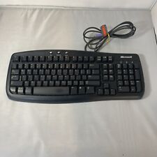 Vintage Microsoft Keyboard Basic Wired 1.0A PC Computer Keyboard PS/2 Qwerty picture