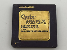 Vintage Cyrix 6x86MX-PR166 686 Processor 166Mhz CPU 1997 picture