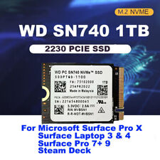 NEW WD 1TB M.2 2230 SSD NVMe PCIe4x4 SN740 For Steam Deck ASUS ROG Dell Laptop picture