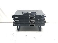 LOT OF 4 AudioCodes Mediant 1000B VoIP Gateway W/ 4X CRMX-C & 2X TRUNKS modules picture