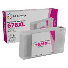 LD Ink Replacement Epson 676XL T676XL320 HY Magenta WorkForce WP-4020 WP-4530 picture