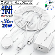 For Apple Watch iWatch 6 iPhone iPad 2 in 1 Magnetic PD USB Type C Adapter Cable picture