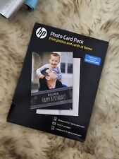 NEW HP Photo Card Pack 10 Sheets picture