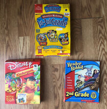 3- Preschool & Kids Educational vtg PC & Mac Disney Reader Rabbit Adv. Workshop picture