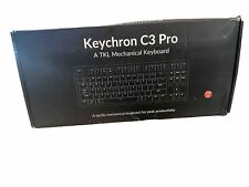 Keychron C3 Pro Wired Mechanical Keyboard | Red Backlight | C3P-A3 | Ships Free picture