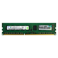 HP Genuine 4GB 2Rx8 PC3-10600E DDR3 1333MHz 1.5V ECC UNB UDIMM Memory RAM 1x4G picture