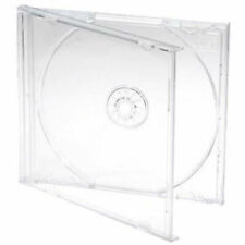 10.4mm Standard CD Jewel Case Black/Clear Tray Hold 1 to 4 Discs Wholesale Lot picture