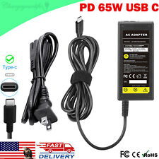 65W USB C Type C For DELL HP Chromebook Lenovo/Acer/Samsung Power Laptop Charger picture
