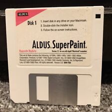 Vintage- Aldus Superpaint  Version 3.5 - 4 Apple Macintosh Mac Disks- 1992 picture