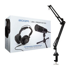 Zoom ZDM-1 Podcast Microphone Pack Accessory Bundle and Knox Gear Boom Arm picture