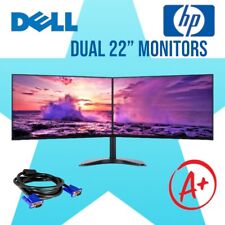 Dual 2x Dell HP 22