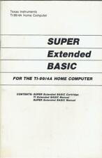 VERY RARE TI-99/4A SUPER EXTENDED BASIC CARTRIDGE MANUAL ( COPY ) picture