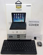NEW Zagg Cover iPad Air 1ST GEN Bluetooth Keyboard backlit keys hinged case dock picture