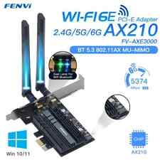 Intel AX210 PCIe Wireless WiFi Adapter 2.4G/5G/6Ghz 802.11AX for Bluetooth 5.3 picture