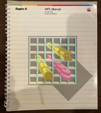 Apple II WPL Manual For IIe Only DOS 3.3 Based - Word Processing Language picture