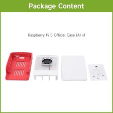 Official Raspberry Pi Case for Raspberry Pi 5, Built-in Cooling Fan, Red/White picture