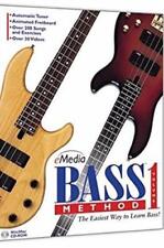 eMedia Bass Method Vol 1 PC MAC CD learn to play guitar step by step lessons NEW picture