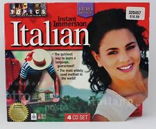 SEALED BOX - Instant Immersion Italian Euro Method - 4 CDs picture