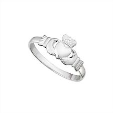 Ladies Solvar Claddagh Ring In Pack  Hallmarked Sterling Silver picture