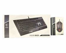 MSI Gaming Keyboard and Gaming Mouse Combo VIGOR GK20 And CLUTCH GM08 US picture