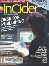 inCider Magazine, February 1988, for Apple II II+ IIe IIc IIgs picture