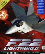 F-22 Lightning II 2 PC CD pilot jet dogfight air combat flight military sim game picture