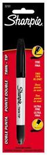 Sharpie Twin Tip Black Ultra Fine Tip Permanent Marker 1 pk (Pack of 18) picture