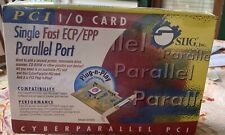New SIIG IO1839 JJ-P00112 PCI Cyberparallel I/O Card ECP/EPP Brand New Sealed picture