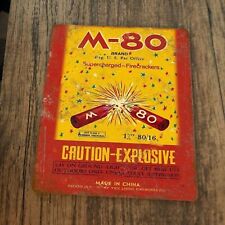 M-80 Vintage Firecracker Ad Mouse Pad picture