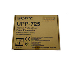 Genuine SONY UPP-725 Thermal Printer Paper, 8 x 10 Sheets, 100 Count picture