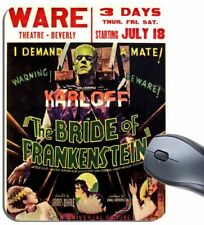 Bride Of Frankenstein Movie Poster Mouse Mat Boris Karloff Film Advert Mouse Pad picture