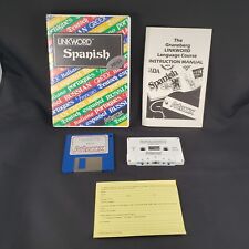 AMIGA SPANISH Course/Series by Artworx Original Box Diskettes Cassette Manual  picture