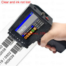 Portable Handheld Inkjet Printer Touch Screen Date Word QR Barcode Logo 2-12.7mm picture