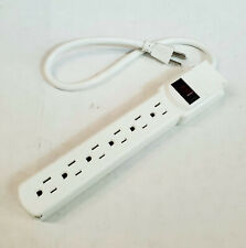 ( 2 Pack ) 1.5 Feet 6 Outlet Heavy Duty Power Strip 14AWG/3 15A, 90J picture