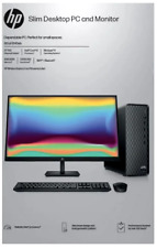 New HP S01 Slim Desktop PC & 27