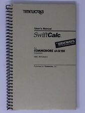 Commodore 64 & 128 Computer TIMEWORKS User's Manual 1983  SwiftCalc Guide picture
