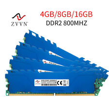 16GB 8GB 4GB DDR2 800MHz PC2-6400U CL6 240Pin intel DIMM Desktop Memory LOT Blue picture
