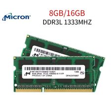 Micron 16GB 8GB 4GB PC3L-10600S DDR3L 1333MHz 1.35V SODIMM Laptop Memory RAM LOT picture