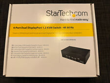 STARTECH.COM 4-PORT DUAL DISPLAYPORT KVM Switch 4K 60 Hz P# SV431DPDDUA2 NEW picture
