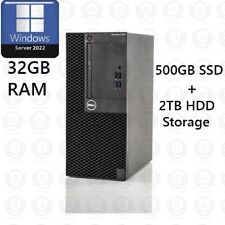 Dell Desktop Quad Core i5 7500 500GB SSD + 2TB HDD 32GB RAM Window Server 2022 picture