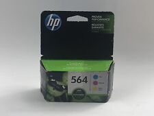 Genuine HP 564 Tri Color Ink Cartridges Cyan Magenta Yellow - EXP 05/2019 picture