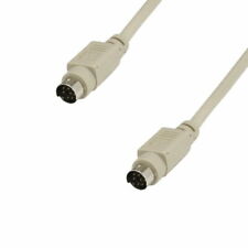 Kentek 6' Feet Mini DIN 8 Cable 28 AWG 8 Pin Male to Male for Mac Midi Cord picture