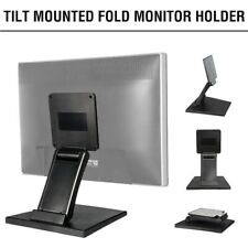 10in-27in Tilt Mounted Fold Monitor Holder Vesa Lcd Display Press Screen Stand picture