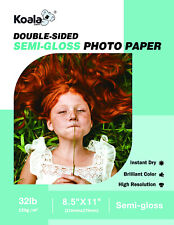 Lot Koala Double Sided Semi-gloss Photo Paper 8.5x11 32lb Brochure Inkjet Laser picture