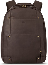 Solo Reade 15.6 Inch Vintage Columbian Leather Backpack, Espresso picture