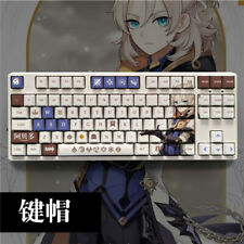 Anime 108Keys Genshin Impact Albedo PBT OEM Keycaps Set for Mechanical Keyboard picture